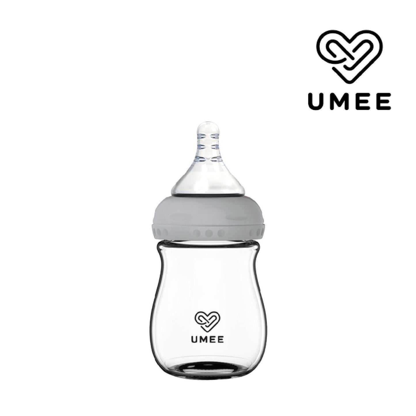 【荷蘭Umee】寬口防脹氣玻璃奶瓶-150ml、240ml
