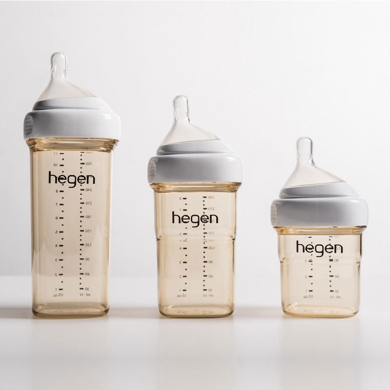 【hegen】PCTO™ Golden Miracle PPSU Multifunctional Square and Round Wide Mouth Bottle