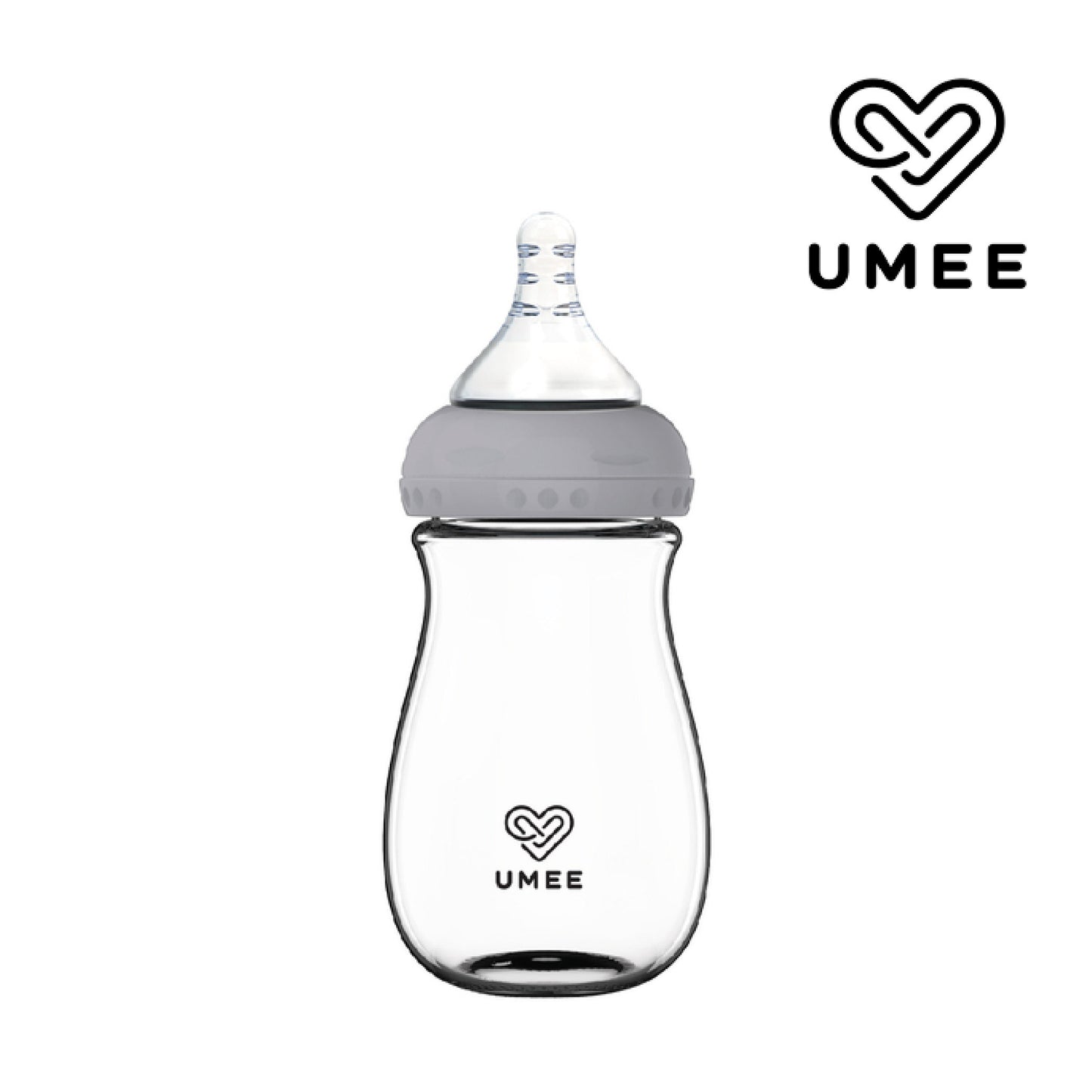 【荷蘭Umee】寬口防脹氣玻璃奶瓶-150ml、240ml