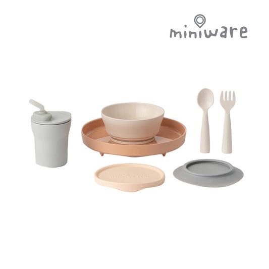 【miniware】Natural polylactic acid small eaters set of six|Children’s tableware series