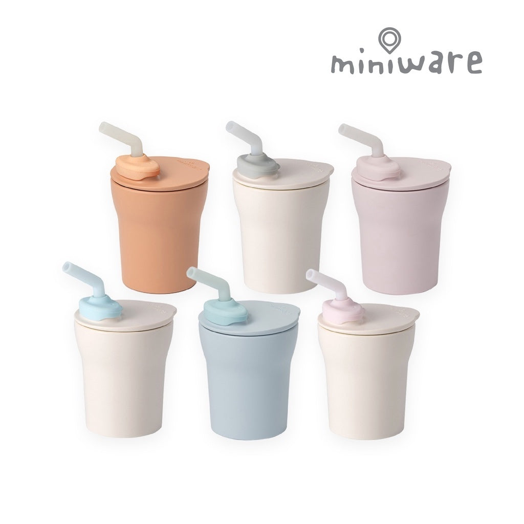 miniware 天然聚乳酸愛喝水水杯組｜兒童餐具系列