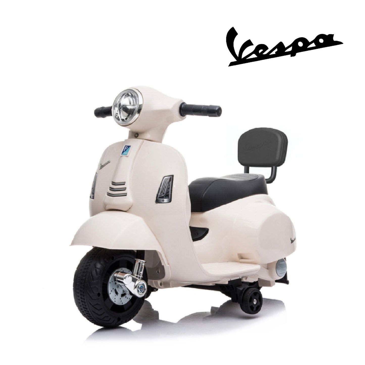 【偉士牌Vespa】電動玩具車靠背款－3色可選