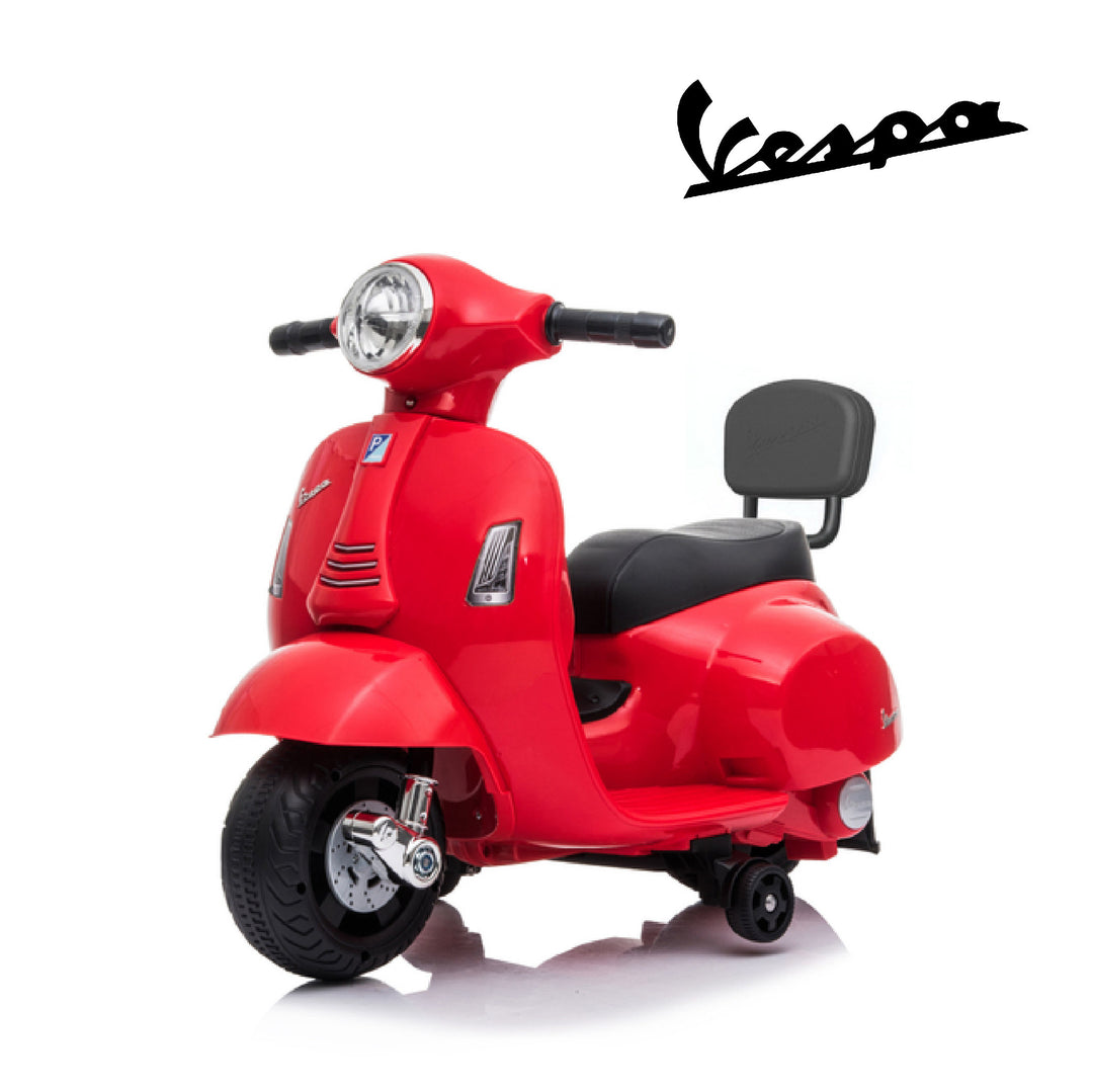 【偉士牌Vespa】電動玩具車靠背款－3色可選