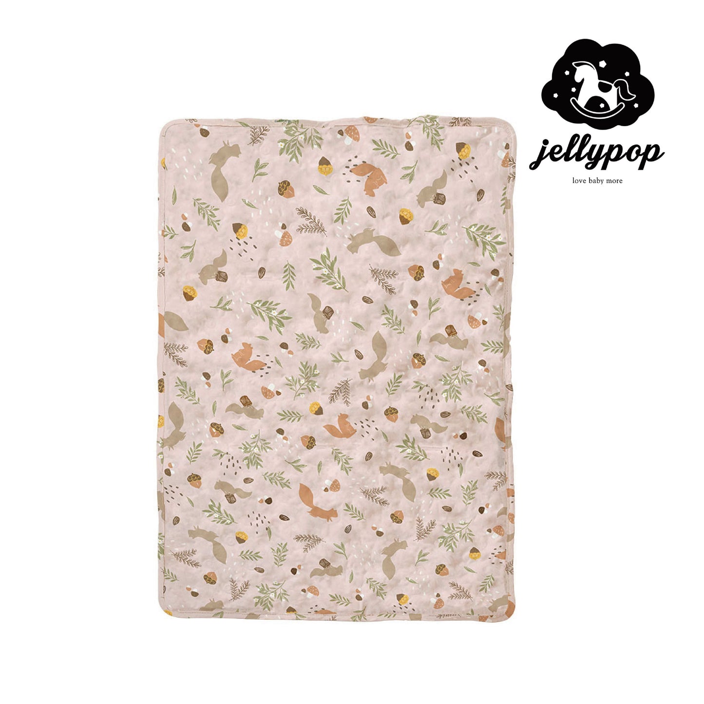 [Korea Jellypop] Jellymat brand new micro-particle cooling beads 100% cotton jelly mattress - Squirrel Forest