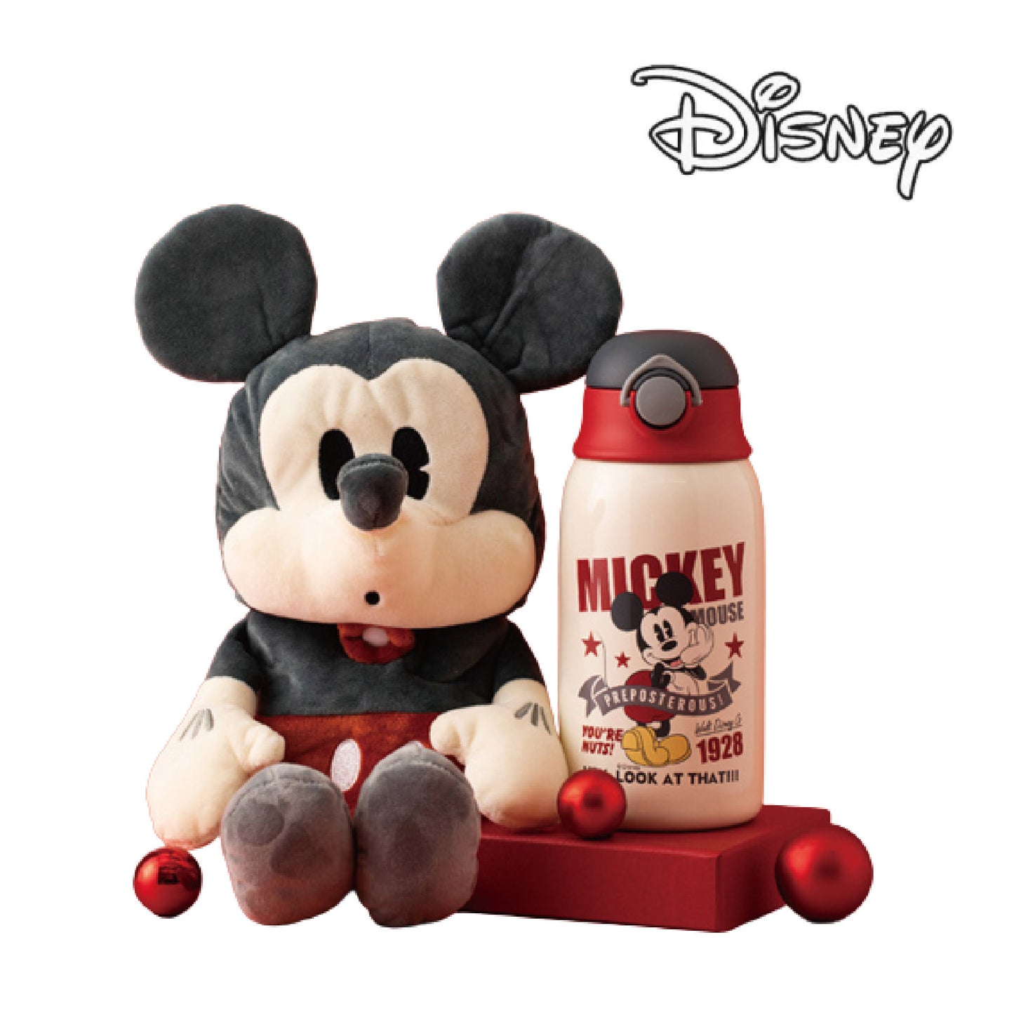 【Disney水瓶】玩偶保溫瓶組合－4款可選